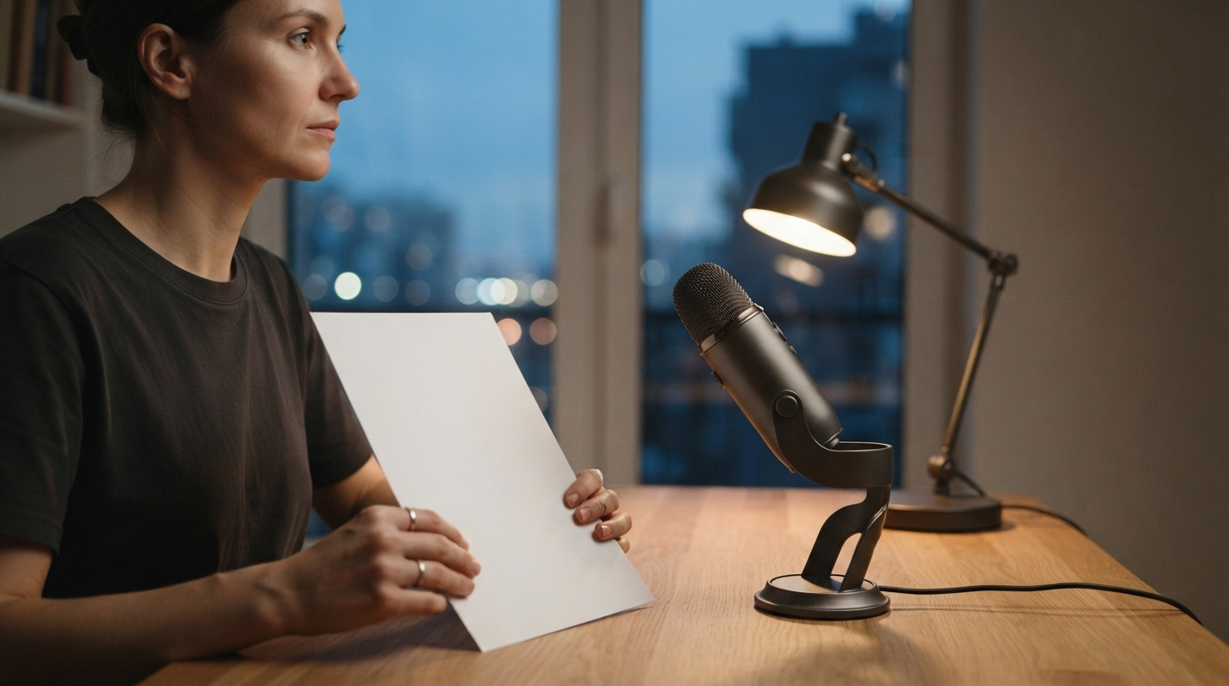 Editorial office scene about reviewing AI work