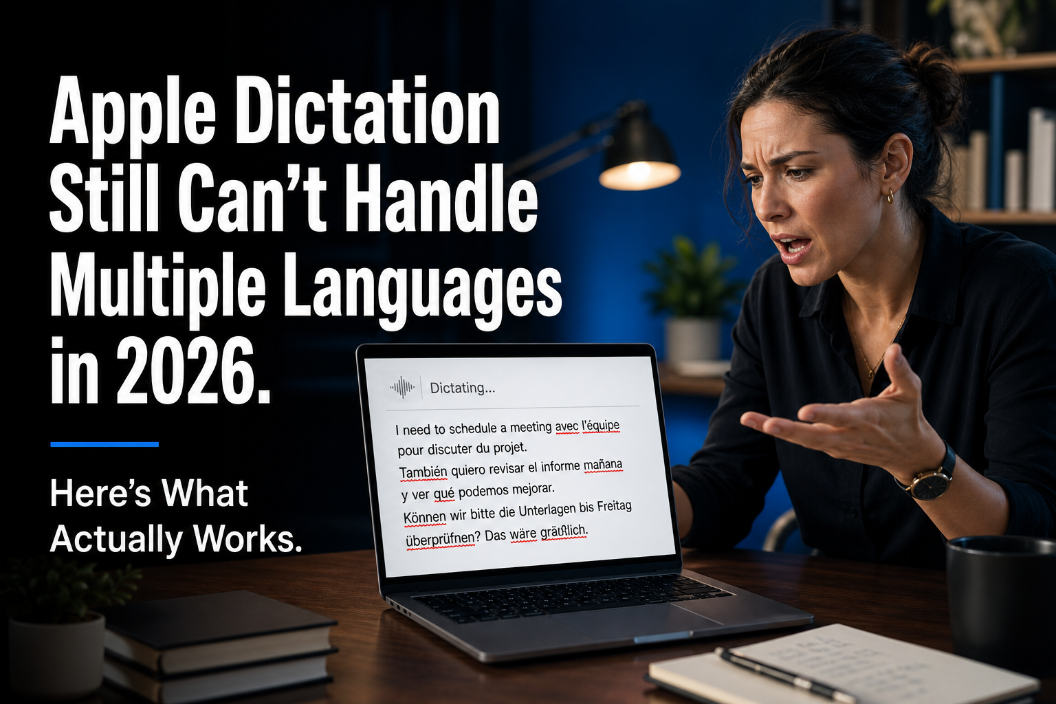 Apple Dictation Still Can't Switch Languages Mid-Sentence in 2026 - Here's What Actually Works hero image