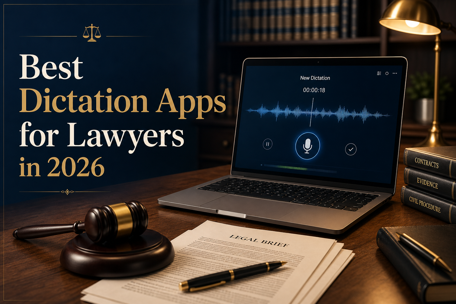Best Dictation Apps for Lawyers in 2026 hero image