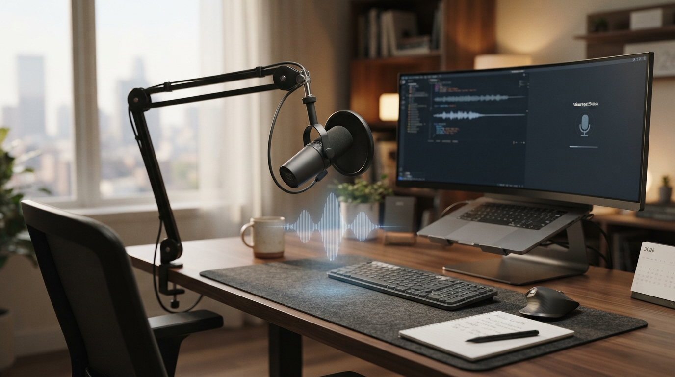 Editorial illustration for Dictation Microphone Setup Problems in 2026: What Actually Fixes Them