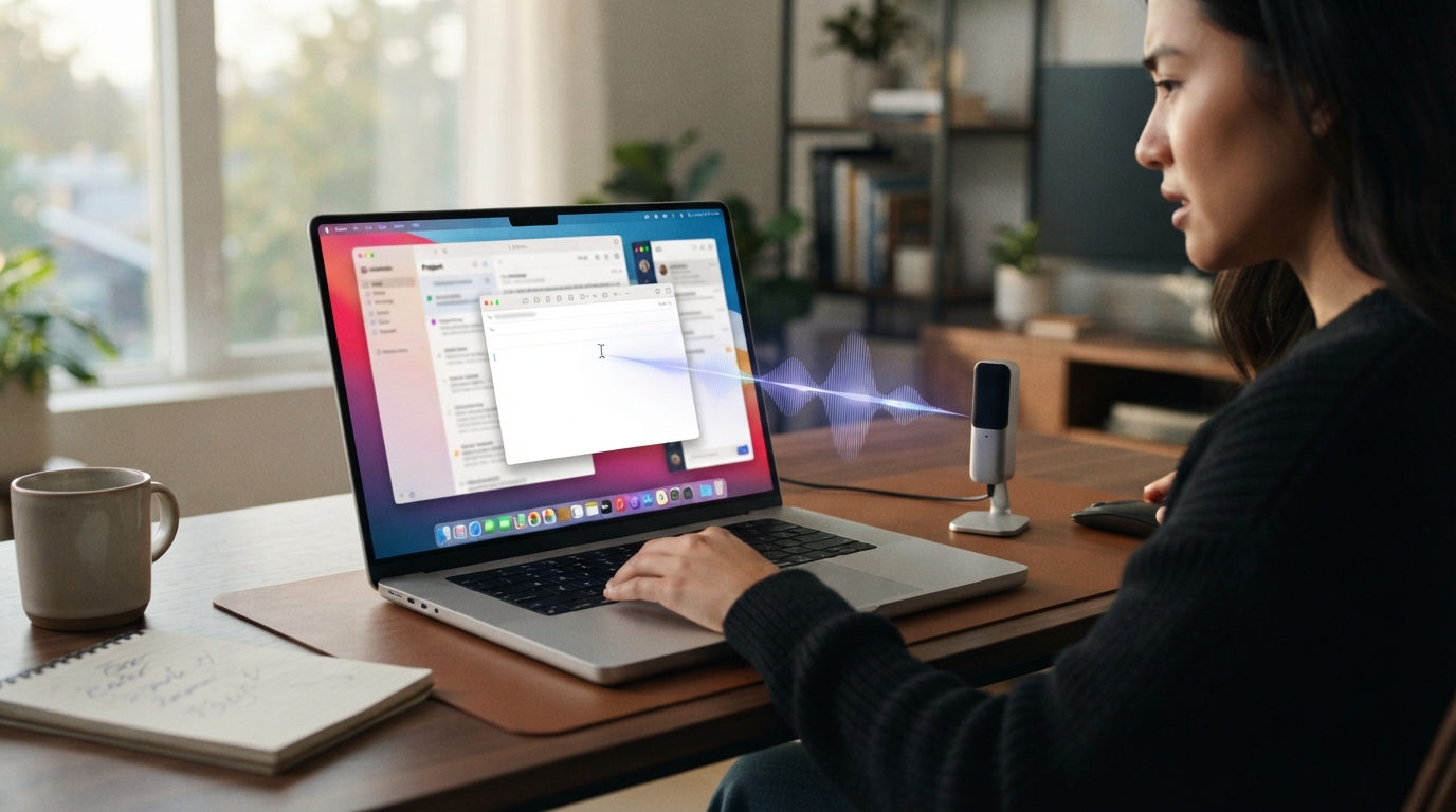 Editorial illustration for Dictation Workflow Friction in 2026: Why Voice Typing Still Feels Slower Than Typing