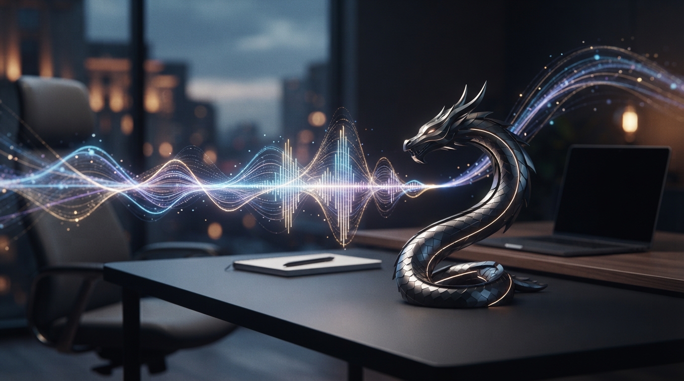 An editorial microphone and command controls representing programmable Dragon dictation actions