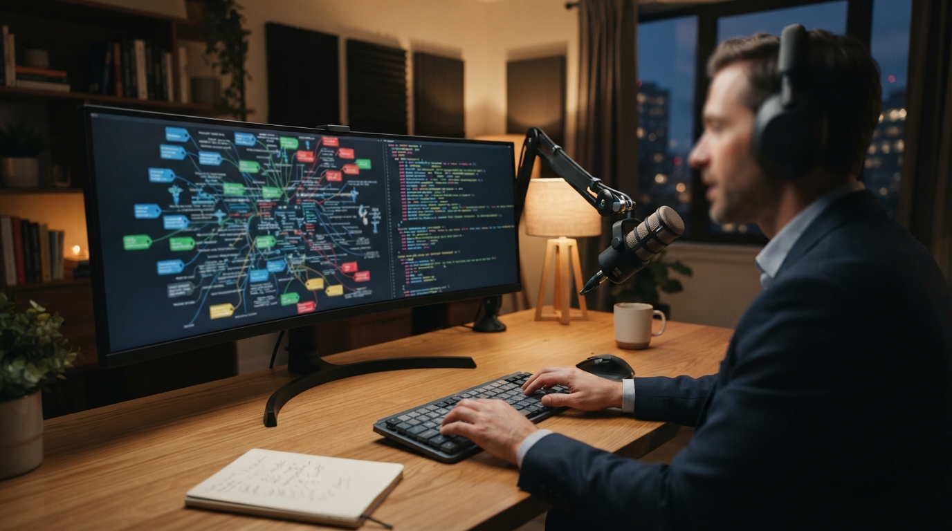 Editorial illustration for Technical Vocabulary Dictation Problems in 2026: Names, Acronyms, Code, and Jargon Still Break Voice Typing