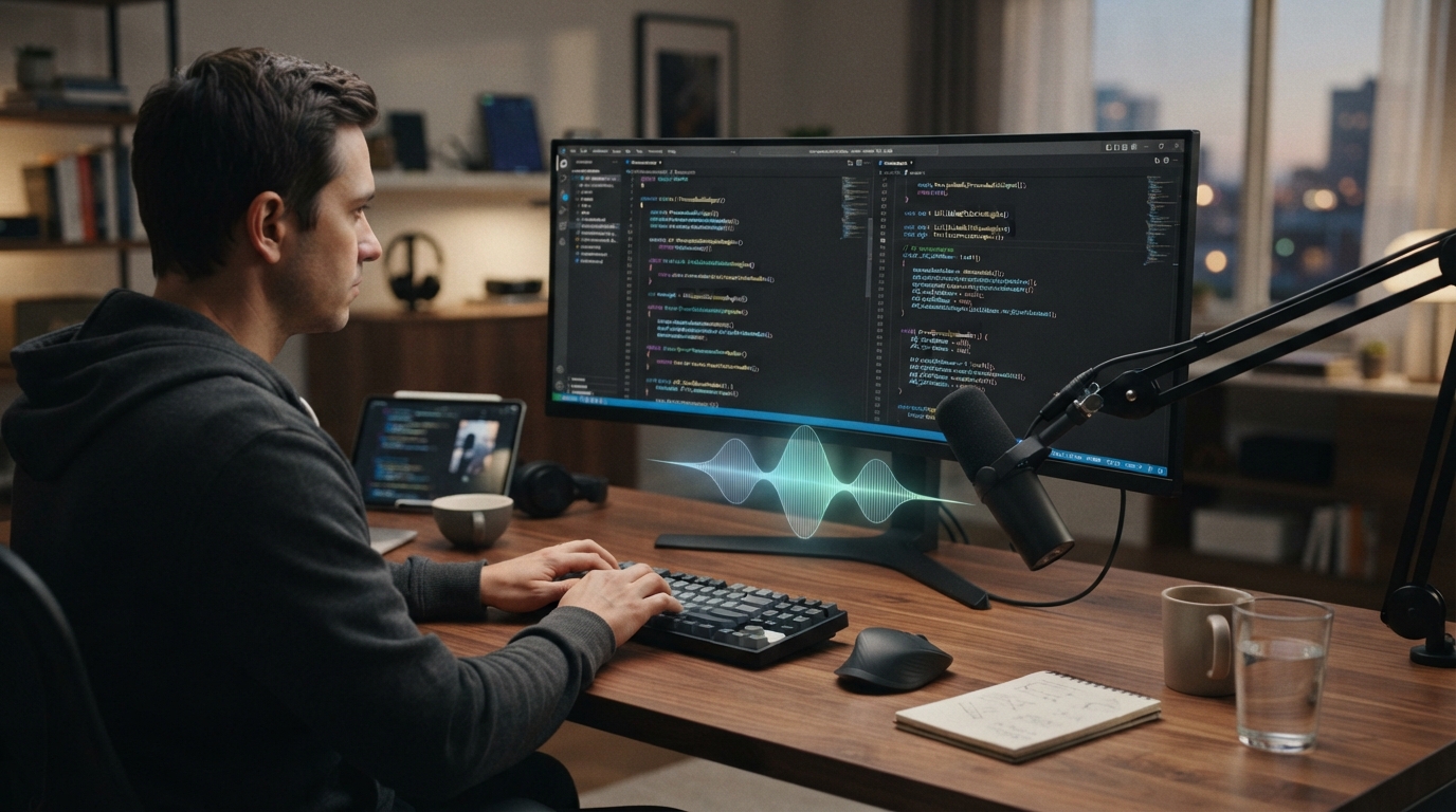 Editorial illustration for Windows Voice Typing Developer Dictation Problems in 2026: What Actually Fixes Them